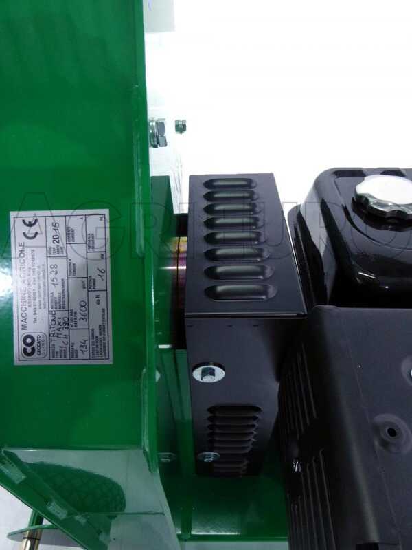 Seven Italy CH420  - Benzin H&auml;cksler - Motor Loncin G420F - Elektro-Starter